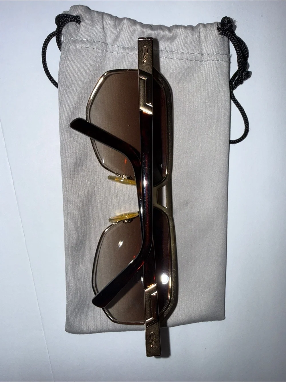 Cazal 9056 Sunglasses (Black & Gold)